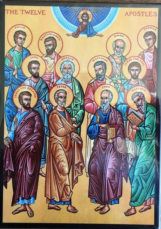 Icon 8/61 Twelve Apostles 18x13.50 cm