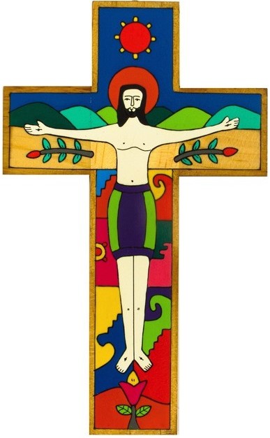 Cross 4/32 Crucified Christ 10cm