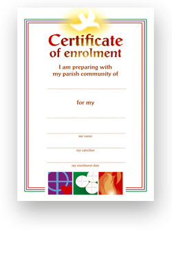 Enrolment - Certificate No. 1 - pack of 25