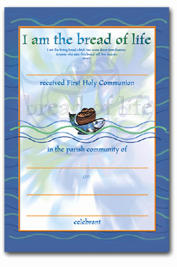 First Holy Communion - Certificate No. 5 - pack of 25