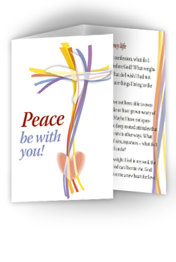 Peace Be with You - pack of 10 prayer cards