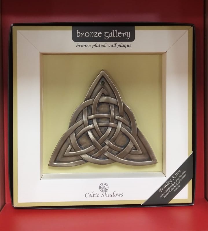 Plaque CS 008418 Bronze Trinity Knot