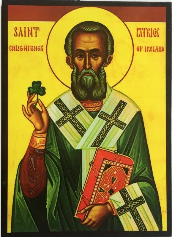 Icon 8/61 St Patrick 18x13.50 cm