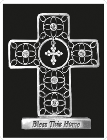 Bless This Home 46568 Standing Cross