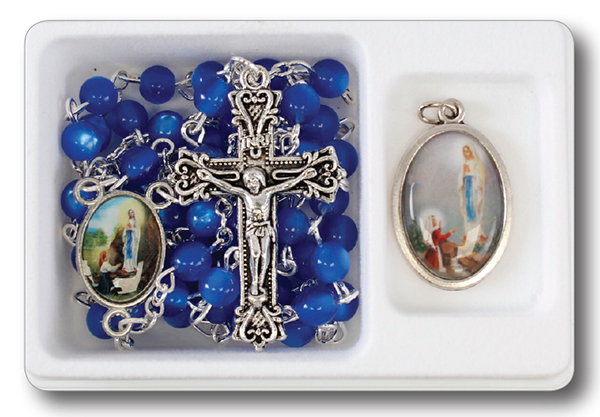 Rosary 62914 Blue with Medal
