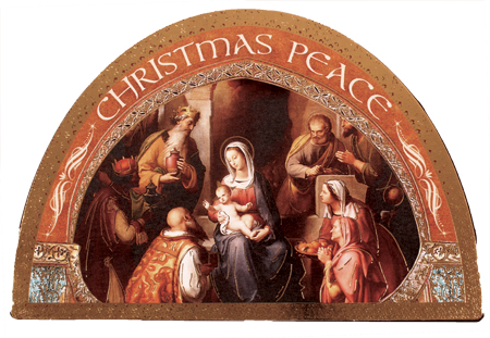 Plaque/Icon 89188 Nativity Christmas Peace