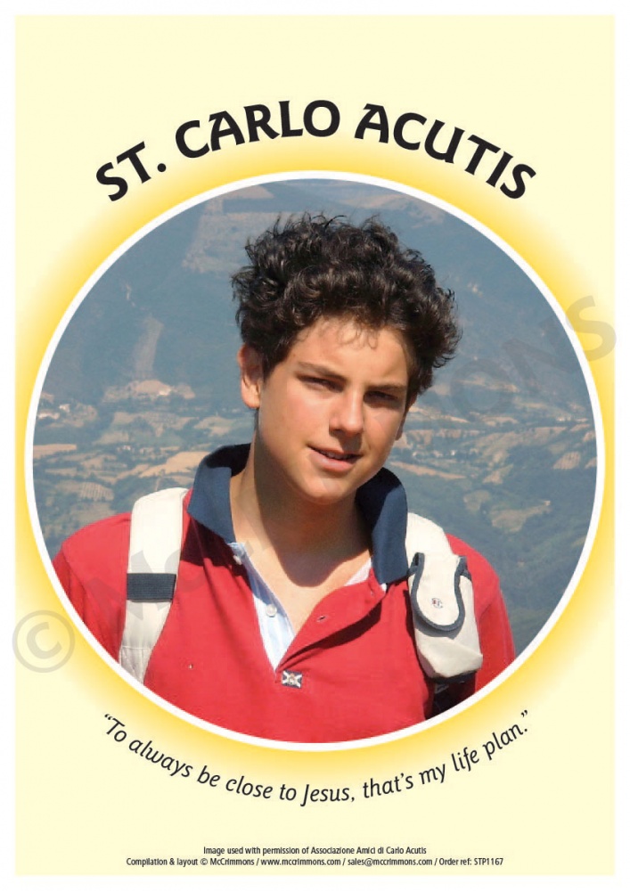 Poster Blessed Carlo Acutis STP 1169A3L