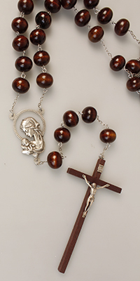 Rosary Wood 6396 Wall Hanging