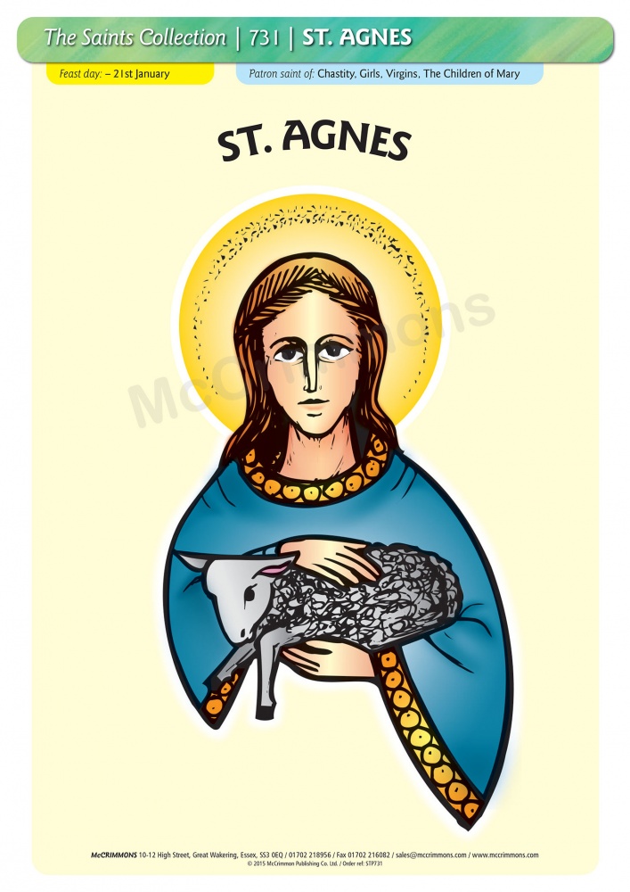 Poster STP731A3L st Agnes A3 laminated