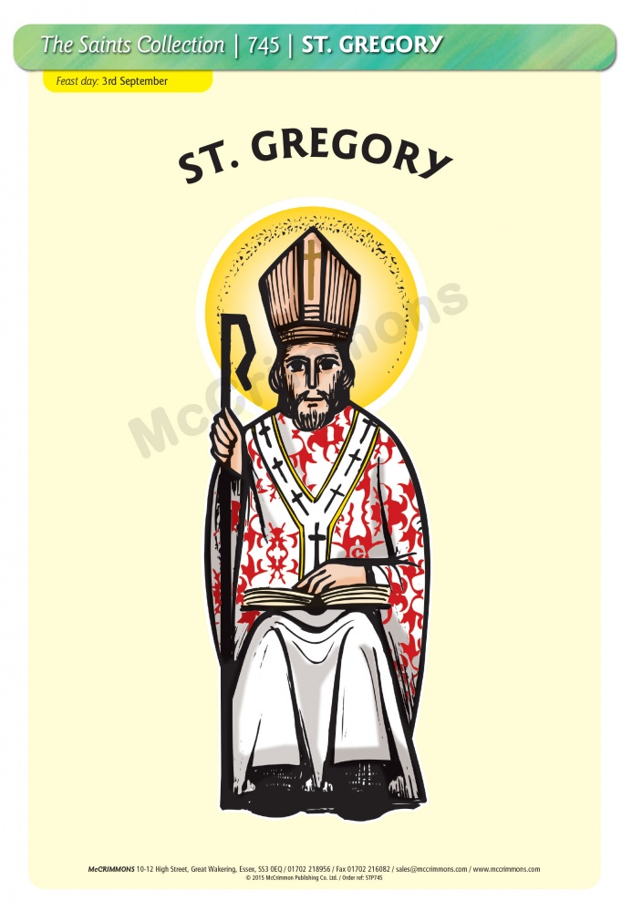 Poster STP745A3L St Gregory A3 laminated