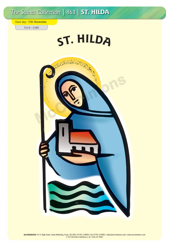 Poster STP863A3L St Hilda A3 laminated
