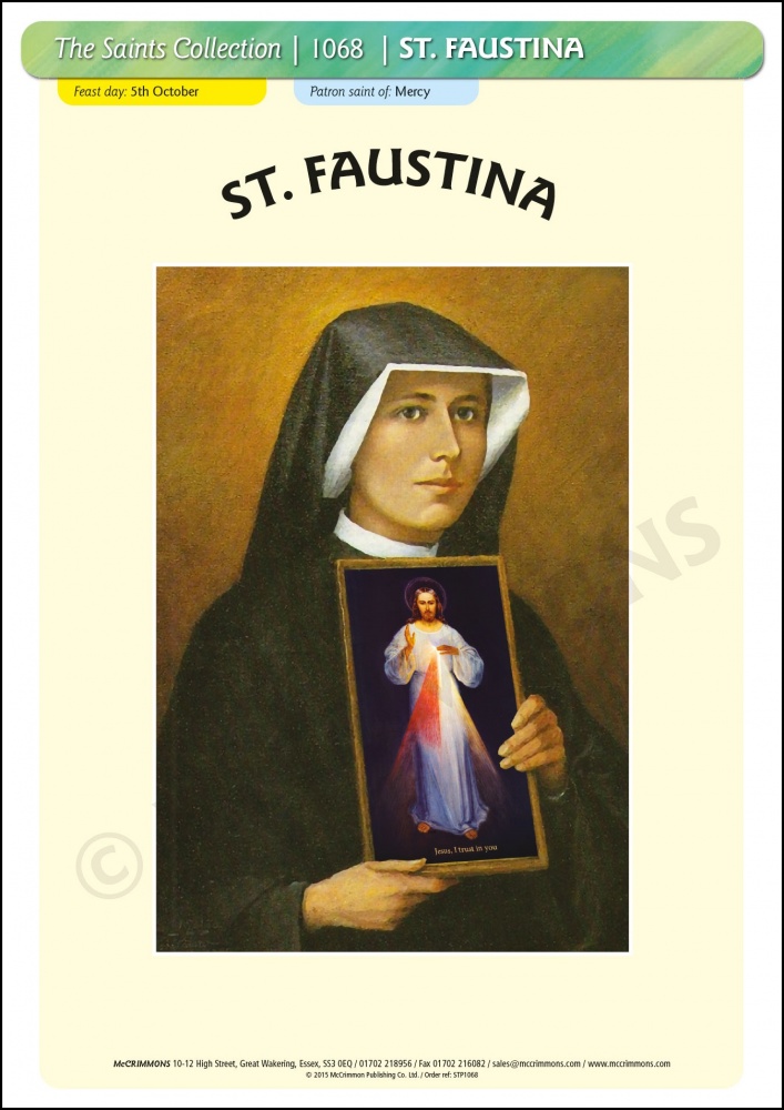 Poster STP1068A3L St Faustina