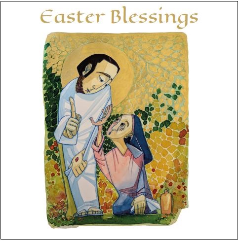 Card 91767 Easter Mary Meets Jesus Single