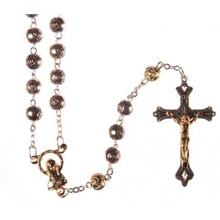 Rosary 900/3 Metal Rose