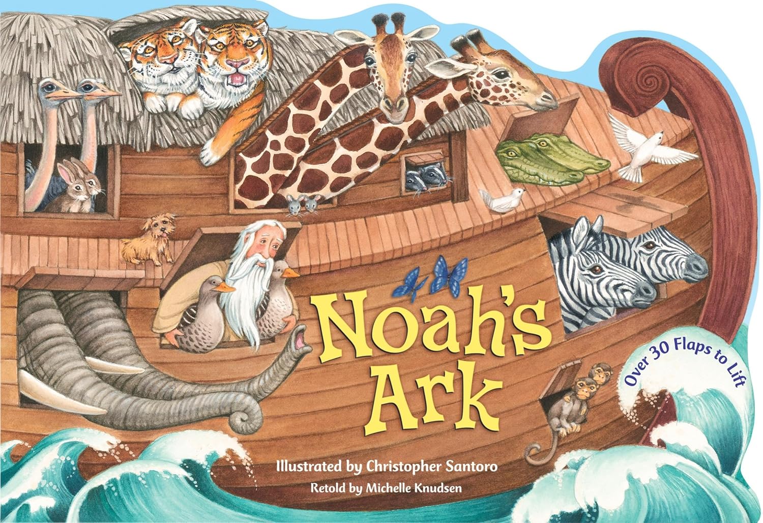 Noah's Ark Picture Book With 30 Flaps To Lift