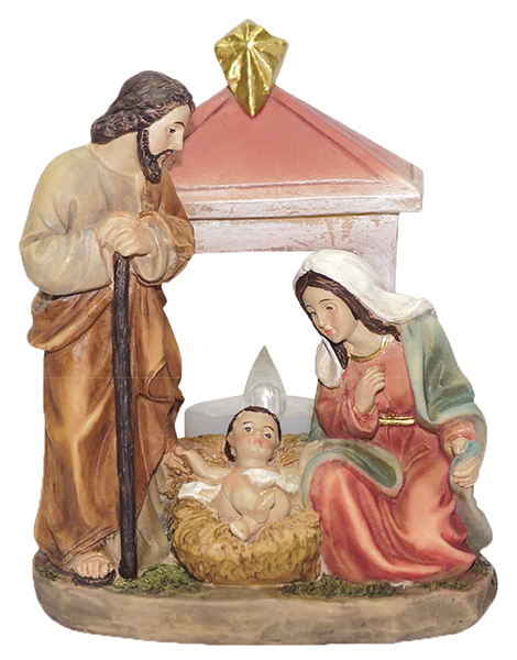 Nativity Set 89617 Resin Holy Family 4.5