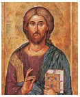 Icon CL4/F Jesus 5 x 6 in Wood