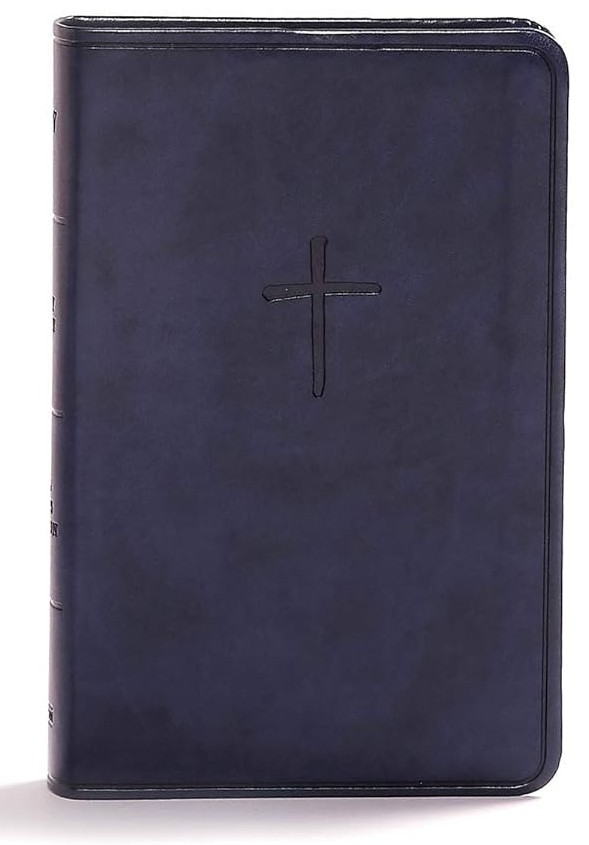 Bible KJV Compact Navy LeatherTouch