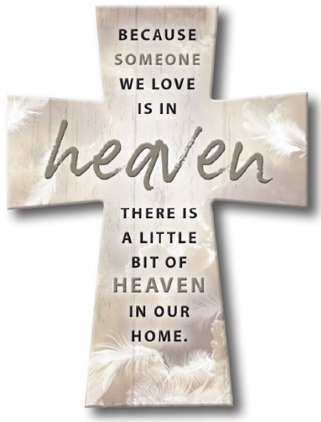 Cross 12925 Resin Standing Someone in Heaven 