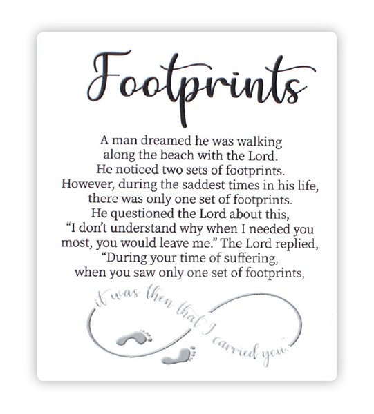 Plaque 38283 Footprints
