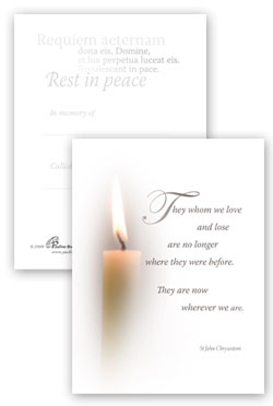  Eternal Light petite picture card 1 - pack of 25