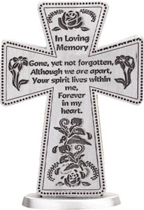 Standing Cross 46551 In Loving Memory 3''