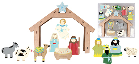 Nativity 89289 Childrens Wood Set
