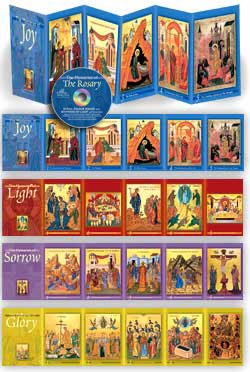 POSTER/CD  The Mysteries of the Rosary Set - CD-ROM with posters