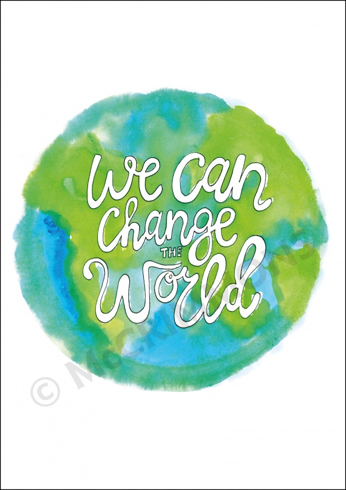 Poster PB663A3L We Can Change the World