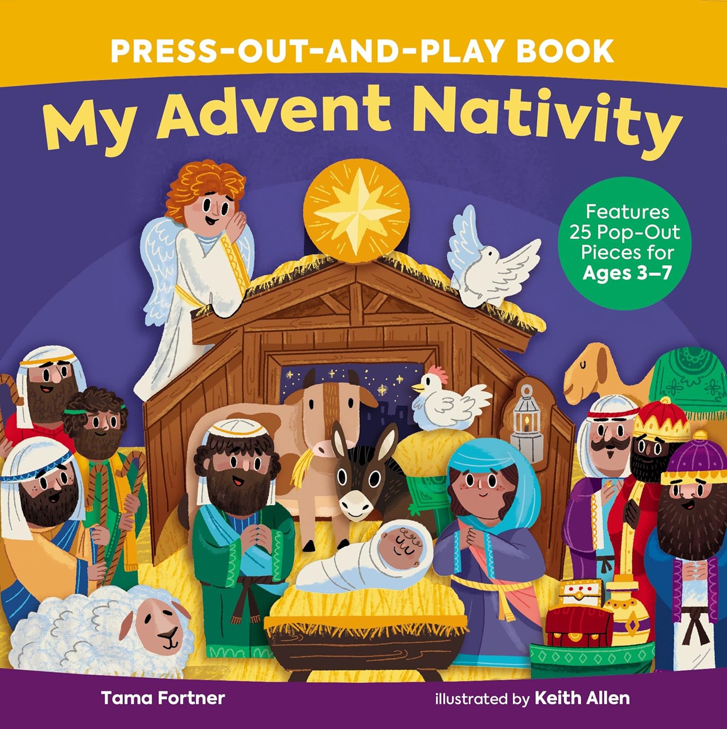 My Advent Nativity Press-Out and Play Book