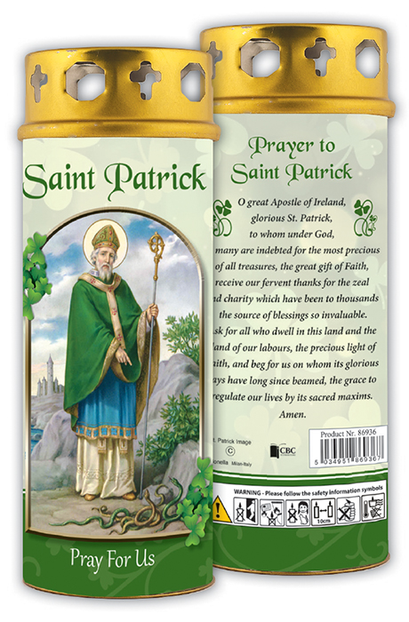 Candle 86936 St Patrick Windproof