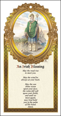 Plaque 3528 St Patrick Irish Blessing