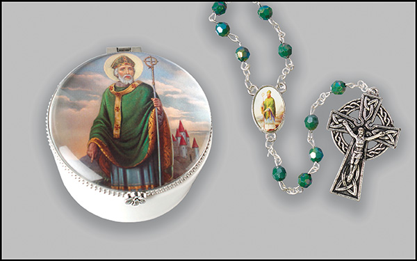 Rosary 62812 St Patrick With Box