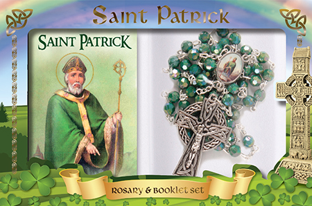 Rosary 60682 St Patrick With Book