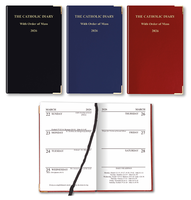 Diary 2026 CBC 4306 Gilt-edged with Mass