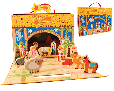 Nativity 89380 Children Wood Design