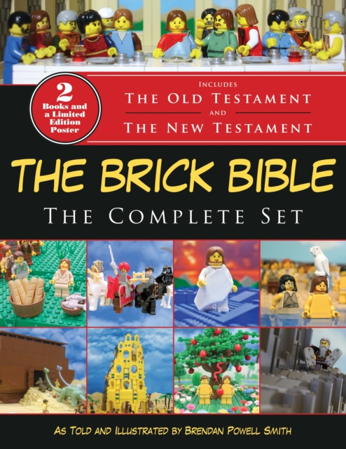 The Brick Bible The Complete Set 2 books and poster