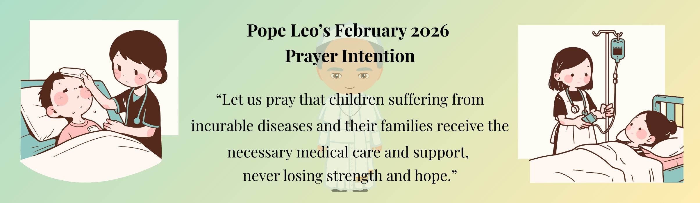 Pope's prayer intention Feb 2026