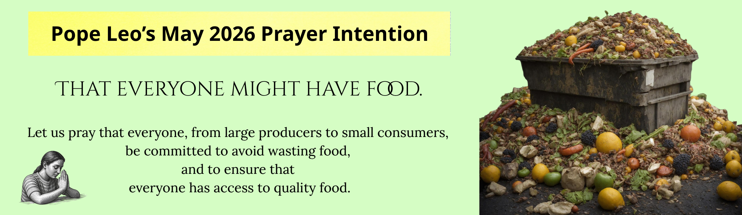 Pope Leo Prayer Intention May 26
