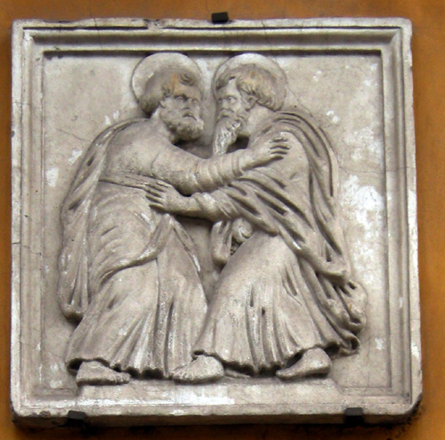 Last embrace of Peter and Paul