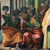 Image of Paul preaching