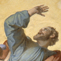 The Ecstacy of St Paul, Coghetti (detail)