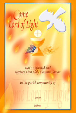 Certificate 92/CC2 Communion-Confirmation Pack of 25