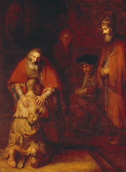 Poster 73084 Rembrandt Prodigal Whole 62 x 80 cm