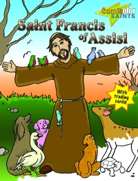 Saint Francis of Assisi Comic Colouring Book