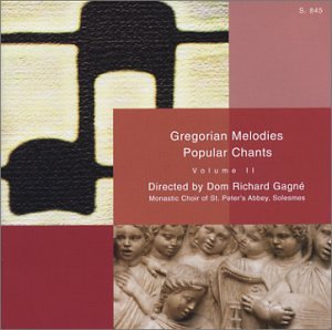 Gregorian Melodies Vol. II Popular Chants CD 