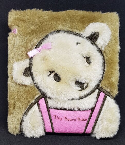 Tiny Bear Bible Pink