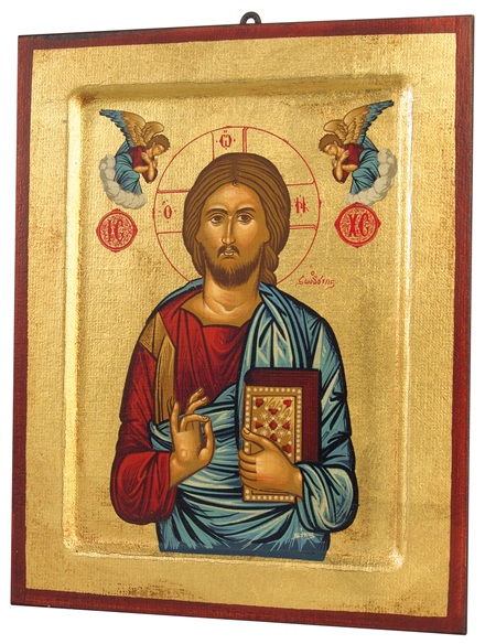 Icon 9DOG 103 Christ ClBk 23x30 cm
