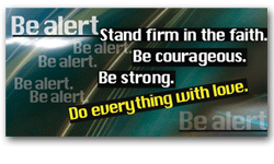 Be Alert  -  pack of 25 - Text Message bookmarks