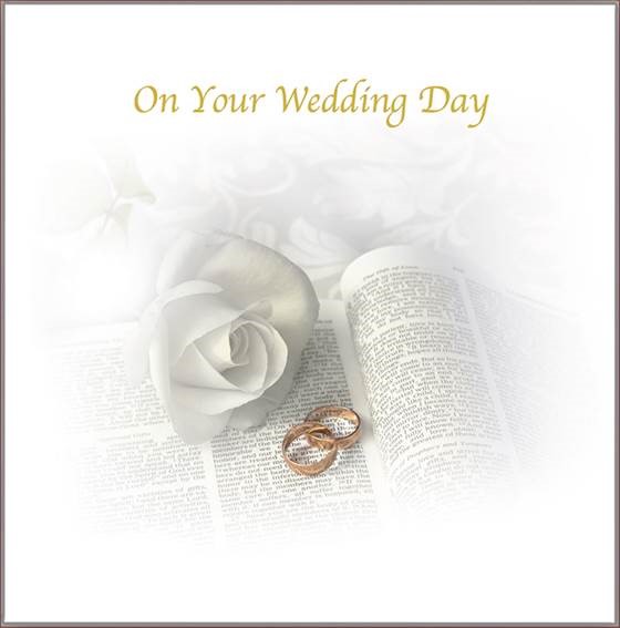 Card 90137 On Your Wedding Day Pack 5